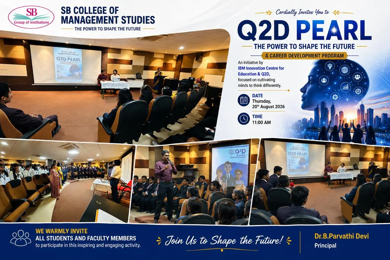 Q2D PEARL &ndash; Empowering Minds, Inspiring Innovation, and Shaping Future Careers.